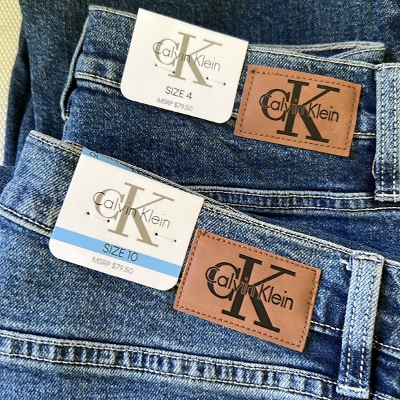 Calvin Klein Vintage Straight Jeans, Bedford Blue - Picture 5 of 5